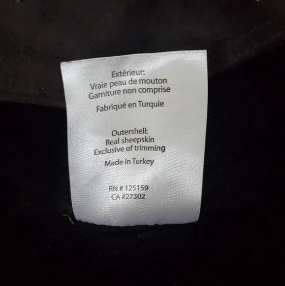 π 4X HOST PICK π π₯NEW π₯ Genuine Shearling Coat with Hood - Picture 15 of 16